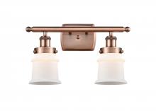 Innovations Lighting 916-2W-AC-G181S - Canton - 2 Light - 16 inch - Antique Copper - Bath Vanity Light