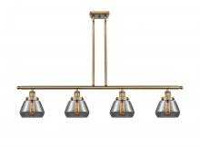 Innovations Lighting 916-4I-BB-G173 - Fulton - 4 Light - 48 inch - Brushed Brass - Stem Hung - Island Light