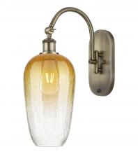 Innovations Lighting 918-1W-AB-G484-7AM - Brookhaven Flute - 1 Light - 7 inch - Antique Brass - Sconce