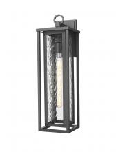 Innovations Lighting 9950-1W-BK-23-WG - Ashland - 1 Light - 8 inch - Matte Black - Coastal Outdoor Sconce