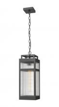 Innovations Lighting 9953-1H-BK-20-SCL - Ridgeway - 1 Light - 7 inch - Matte Black - Coastal Outdoor Pendant