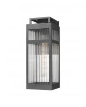 Innovations Lighting 9953-1W-BK-18-SCL - Ridgeway - 1 Light - 8 inch - Matte Black - Coastal Outdoor Sconce