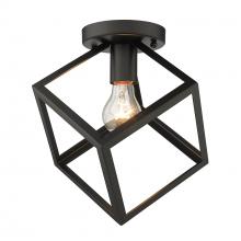 Golden 2086-FM BLK - Cassio Flush Mount in Matte Black