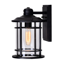 CWI Lighting 0096W7-1-101 - Belmont 1 Light Outdoor Black Wall Lantern