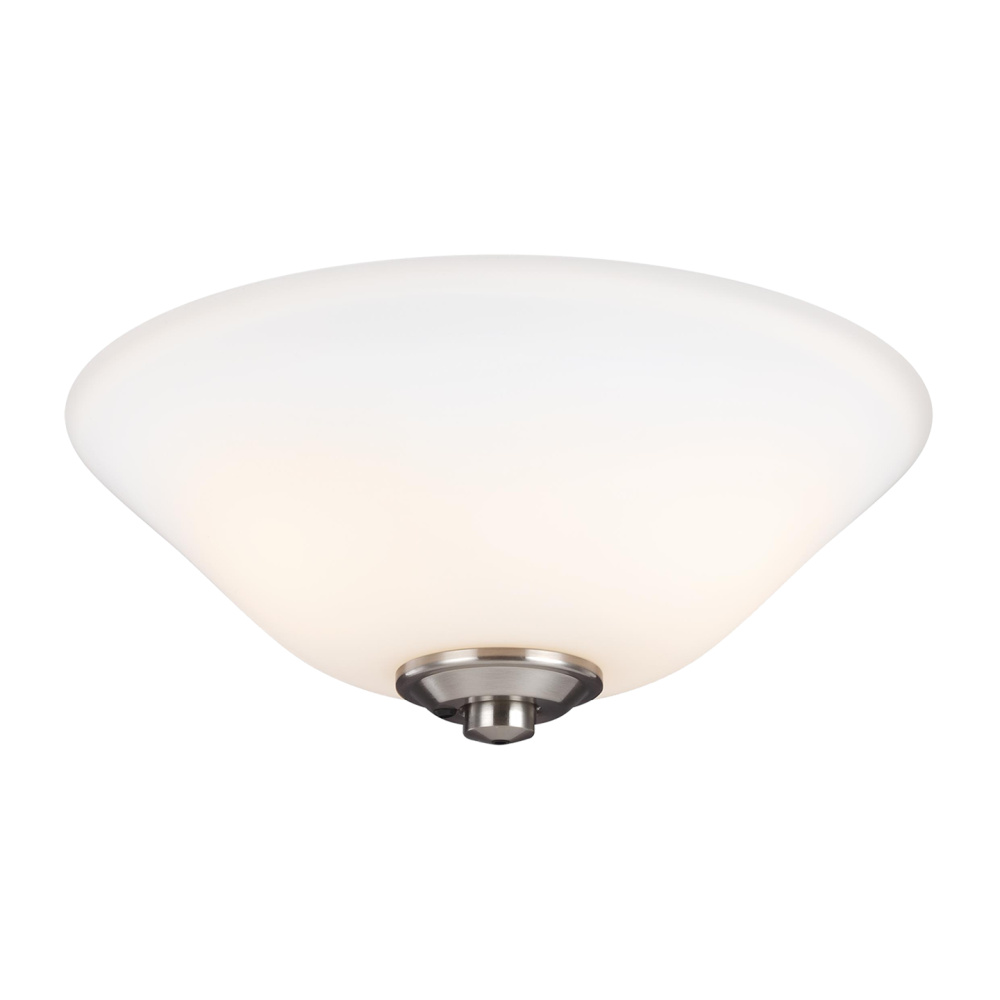 2 - Light LED Light Kit with Matte Opal Glass