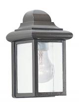 Generation Lighting 8588-10 - Mullberry Hill traditional 1-light outdoor exterior wall lantern sconce in bronze finish with clear
