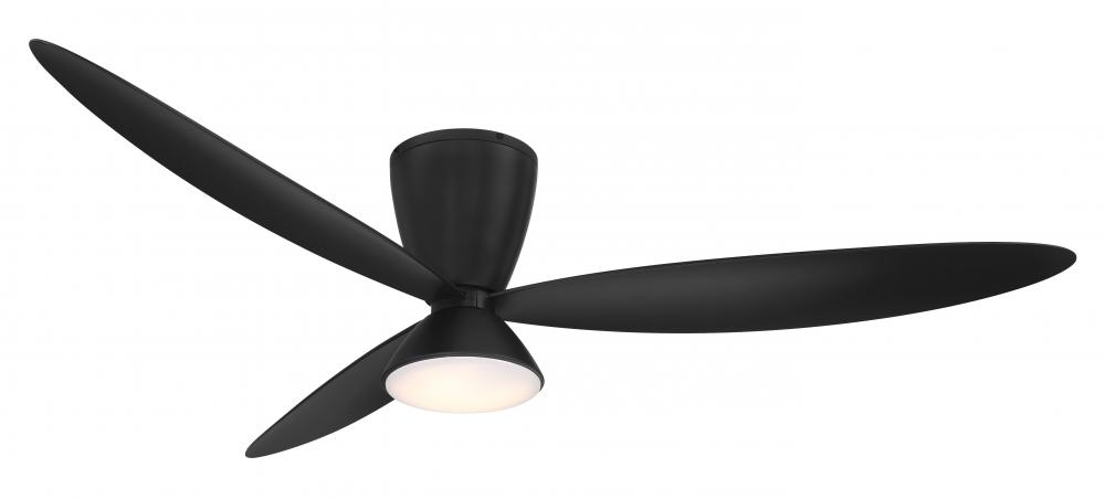 Hourglass 58" LED Smart Flush Mount Ceiling Fan