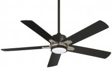 Minka-Aire F619L-CL/BN - Stout - 54" Ceiling Fan with LED Light Kit