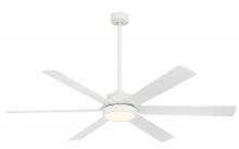 Minka-Aire F897L-WHF - Cairo 65" LED Smart Indoor/Outdoor Ceiling Fan