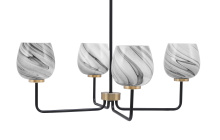 Toltec Company 6204-MBNAB-4819 - Chandeliers