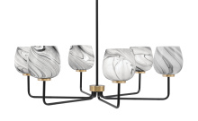 Toltec Company 6206-MBNAB-4819 - Chandeliers