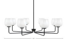 Toltec Company 6208-MB-4811 - Chandeliers