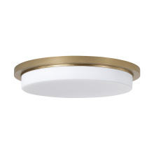 Capital 261311AD - 16" W x 2.5" H x 16" Integrated LED Flush Mount in Aged Brass with Knurled Texture and W