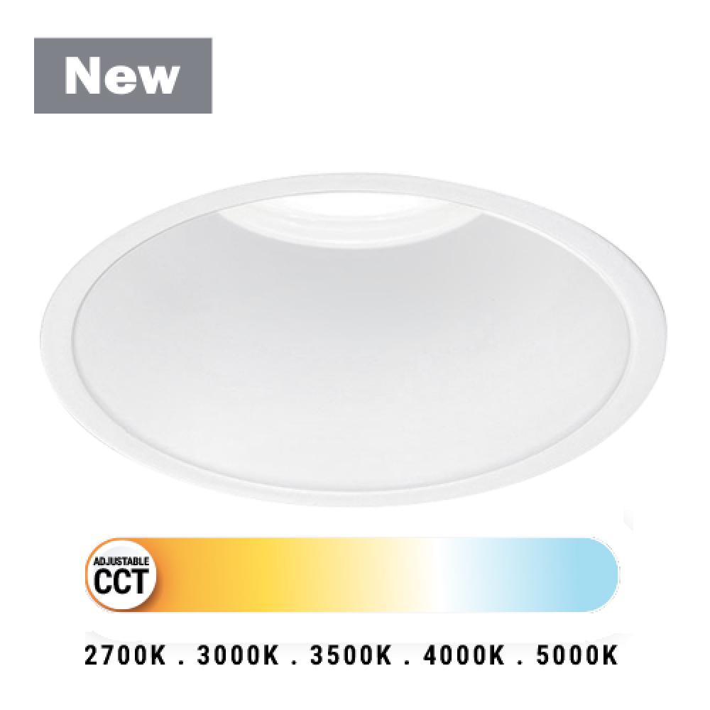 2 Inch Trimless Round Fixed Downlight in White