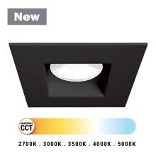 Eurofase 45371-028 - 3.5 Inch Square Fixed Downlight in Black