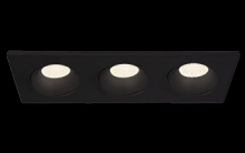 Eurofase 45382-024 - 3.5 Inch Rectangular Triple Regressed Gimbal in Black