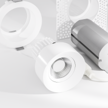 American Lighting RHYM-DL3R-12-36-GIM-5CCT-WH - RHYME DOWNLIGHT GIMBAL