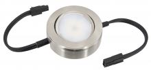 American Lighting MVP-1-30-NK-B - MVP LED Puck Light, 120 Volts, 4.3 Watts, 235 Lumens, Nickel