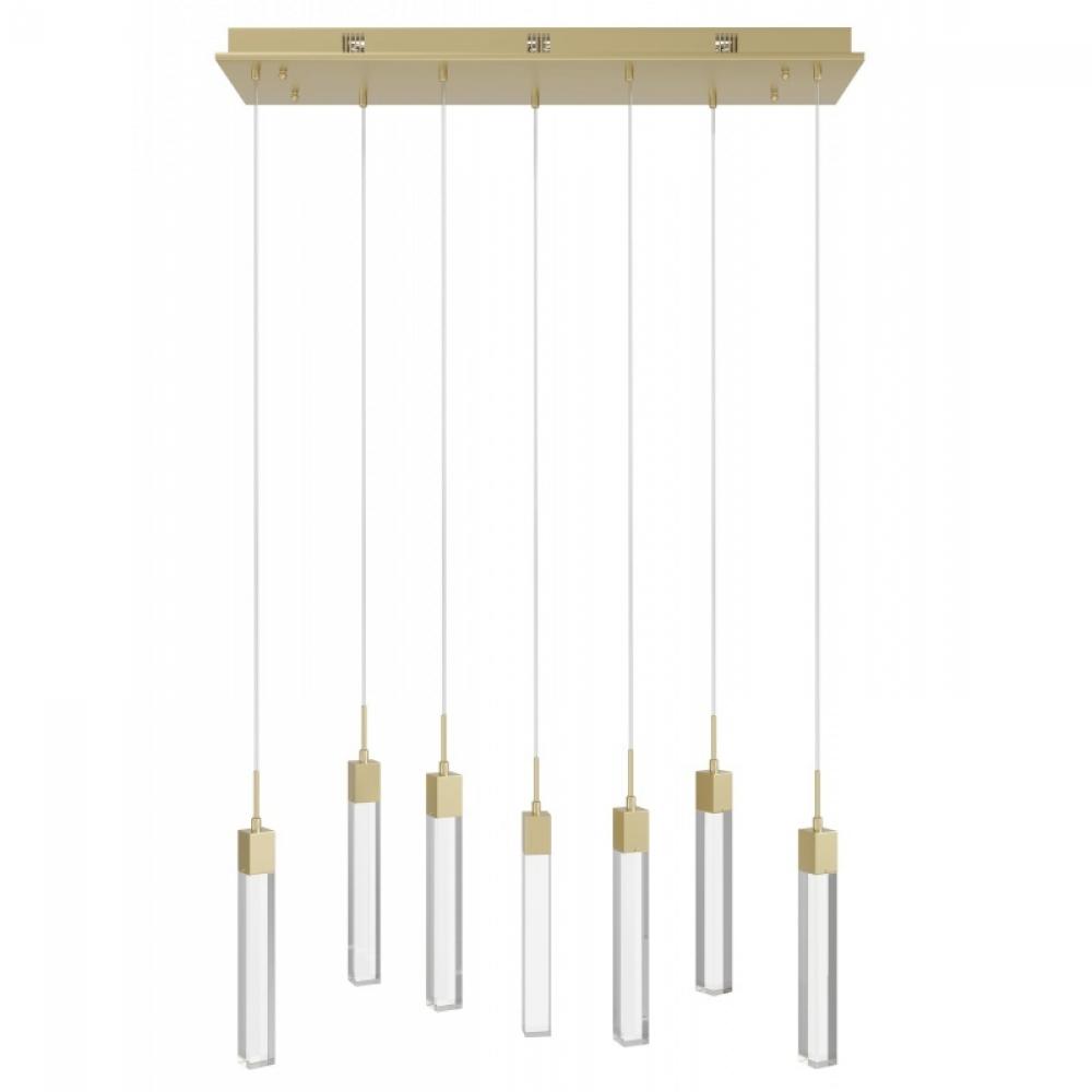 The Original Glacier Collection 7 Light Clear Crystal Multi Port Pendant