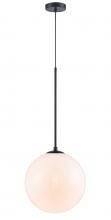 Avenue Lighting HF4201-BK-WHT - Delilah Collection Pendant