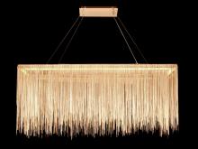 Avenue Lighting HF1201-G - Fountain Ave. Collection Gold Jewelry Rectangle Hanging Fixture