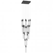Avenue Lighting HF1904-25-BOA-BK - Boa Collection 25 Light Studded Glass Multi Port Pendant