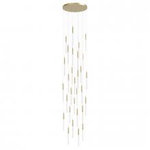 Avenue Lighting HF2031-SNW-BB - Main Street Collection 31 Light Snow Acyrlic Multi Port Pendants