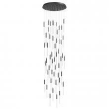 Avenue Lighting HF2051-SNW-BK - Main Street Collection 51 Light Snow Acyrlic Multi Port Pendant