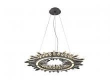 Avenue Lighting HF3027-DBZ - Aspen 27" LED Pendant in Dark Bronze with Bubbled Crystal Accent