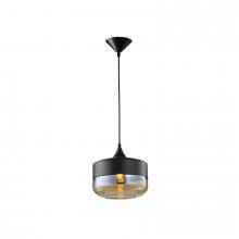 Avenue Lighting HF9113-BK/BZ - Robertson Blvd. 1 Light Black / Bronze Pendant