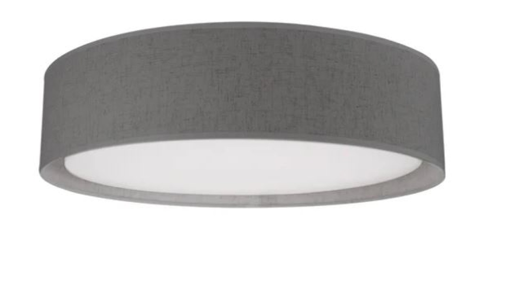 Dalton 16-in Gray LED Flush Mount