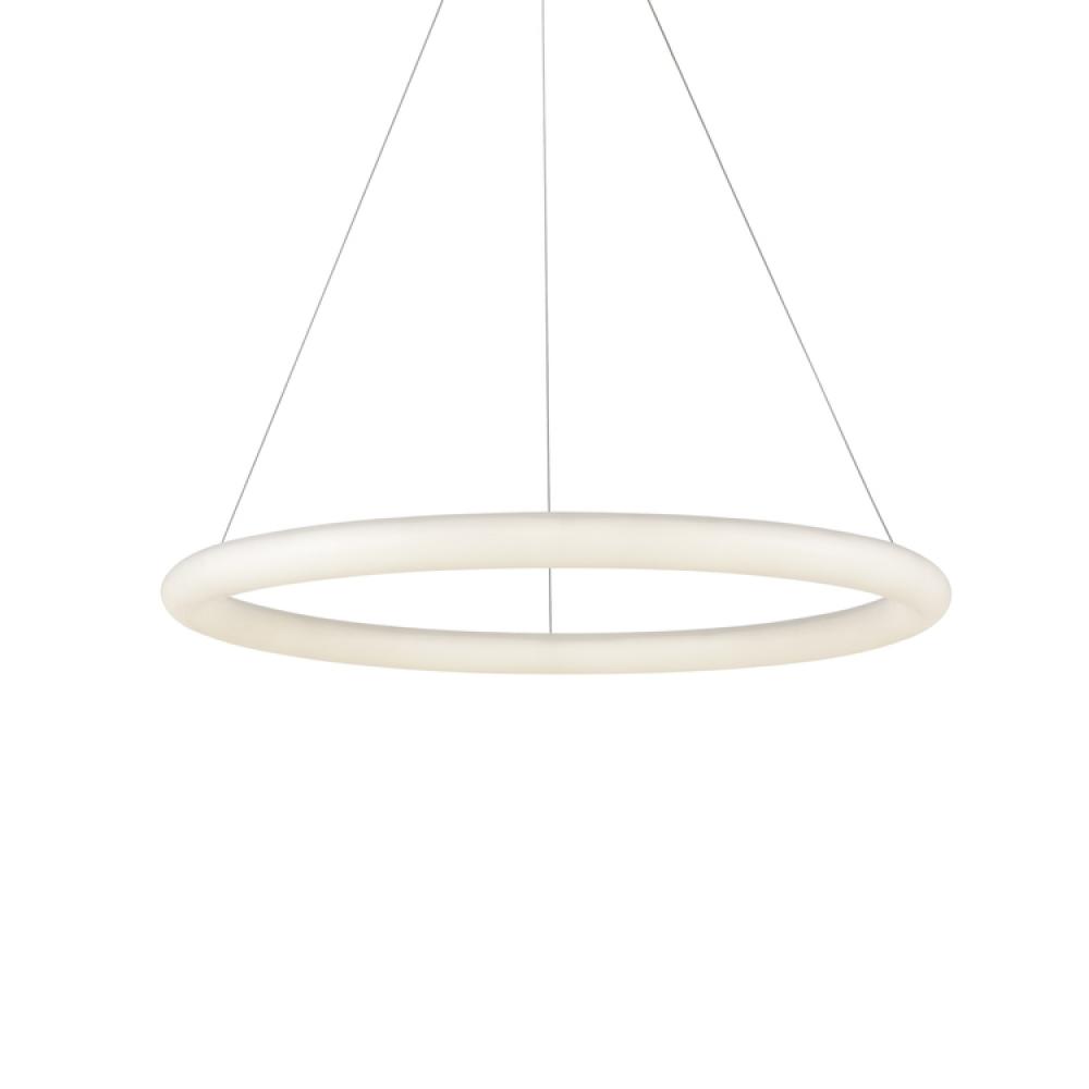 Cumulus Minor 32-in White LED Pendant