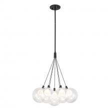 Kuzco Lighting Inc CH3117-BK - Bolla 16-in Black LED Chandelier