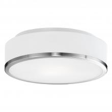 Kuzco Lighting Inc FM6012-BN-5CCT - Charlie 12-in Brushed Nickel LED Flush Mount