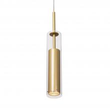 Kuzco Lighting Inc 41411-BG - Jarvis 3-in Brushed Gold 1 Light Pendant