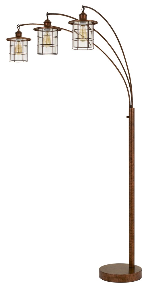 89" Height Metal Floor Lamp in Dark Bronze Finish