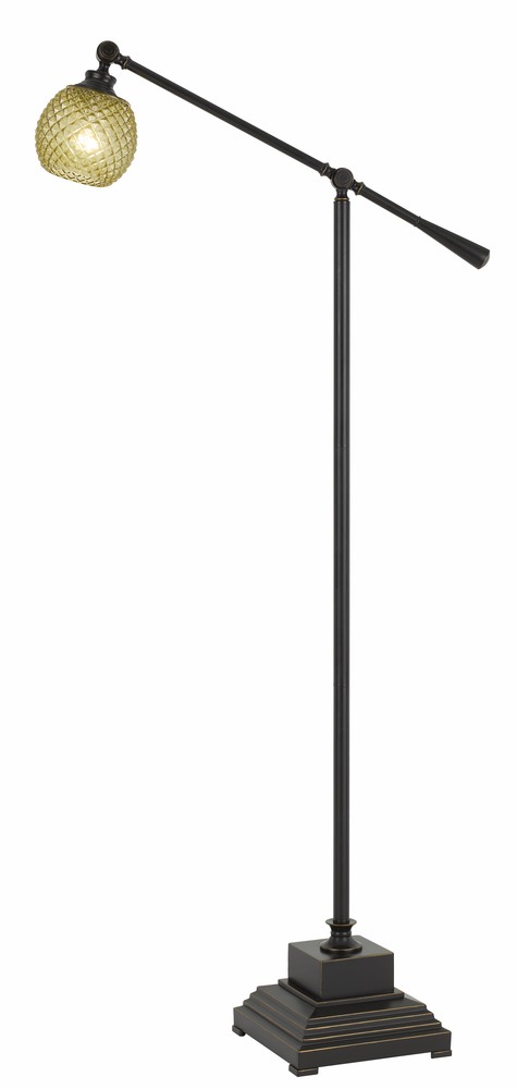 62" Height Balance Arm Metal Floor Lamp in Dark Bronze Finish