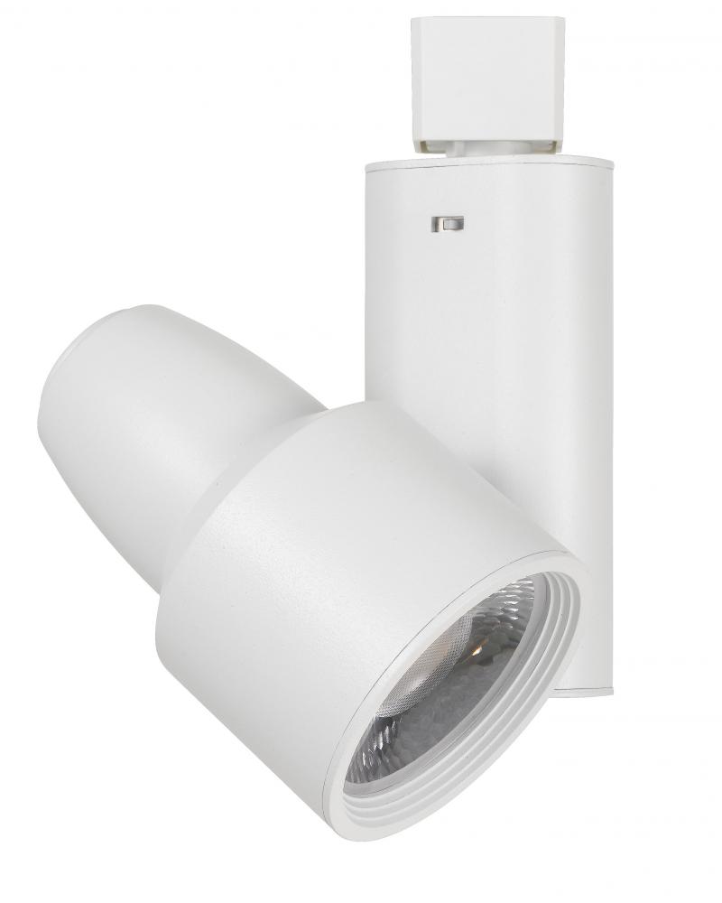 Integrated dimmable 40W LED track fixture with 3 level temperature control. 2700K/3000K/4000K.