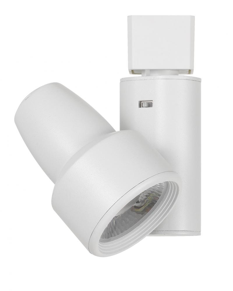 Integrated dimmable 20W LED track fixture with 3 level temperature control. 2700K/3000K/4000K.