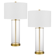 CAL Lighting BO-3150TB-2 - This Column Style Table Lamp is A Great Addition to Any Beside Area, Coffee Table or Home Office .it