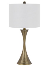 CAL Lighting BO-3225TB - 150W 3 way Imola metal table lamp with hardback fabric shade