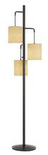 CAL Lighting BO-2791FL - 72" Height Metal Lantern Floor Lamp in Dark Bronze