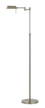 CAL Lighting BO-2844FL-1-BS - 58.5" Height Metal Floor Lamp in Brushed Steel Finish