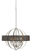 CAL Lighting FX-3622-6 - 60W X 6 Willow Chandelier (Edison Bulbs Not included)