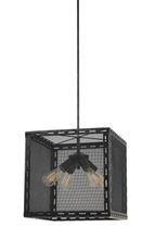 CAL Lighting FX-3625-4 - 60W X 4 Evanston Metal Chandelier (Edison Bulbs Not included)