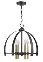 CAL Lighting FX-3713-4 - Utica Metal Chandelier