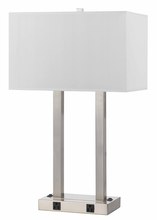 CAL Lighting LA-8028DK-1-BS - 60W X 2 Metal Desk Lamp W/Two Outle