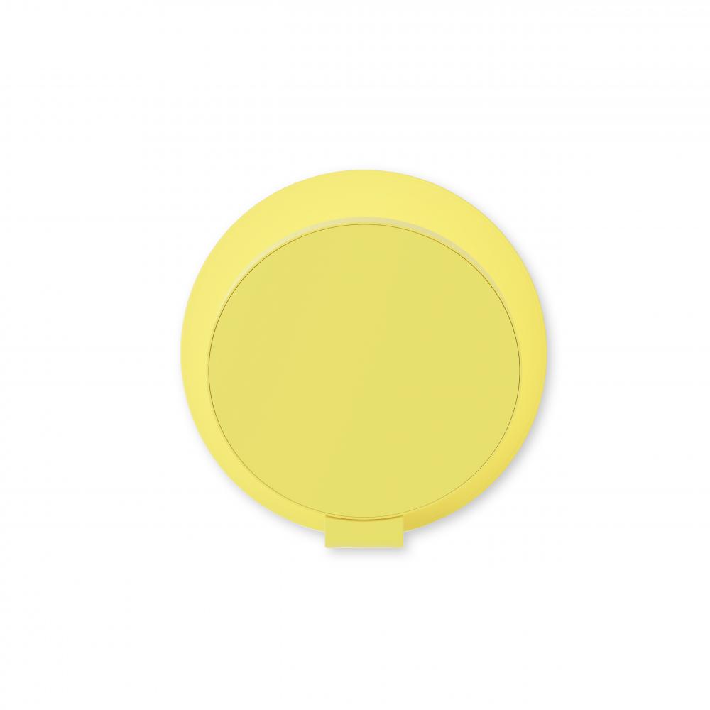 Gravy Wall Sconce Matte Bright Yellow Body, Matte Bright Yellow Plate, Hardwire