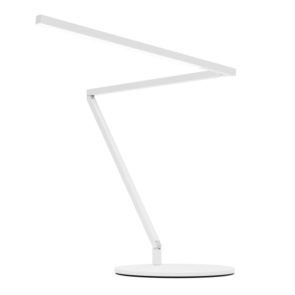 Z-Bar Desk Lamp Gen 4 (Daylight White Light; Matte White) with Desk Base