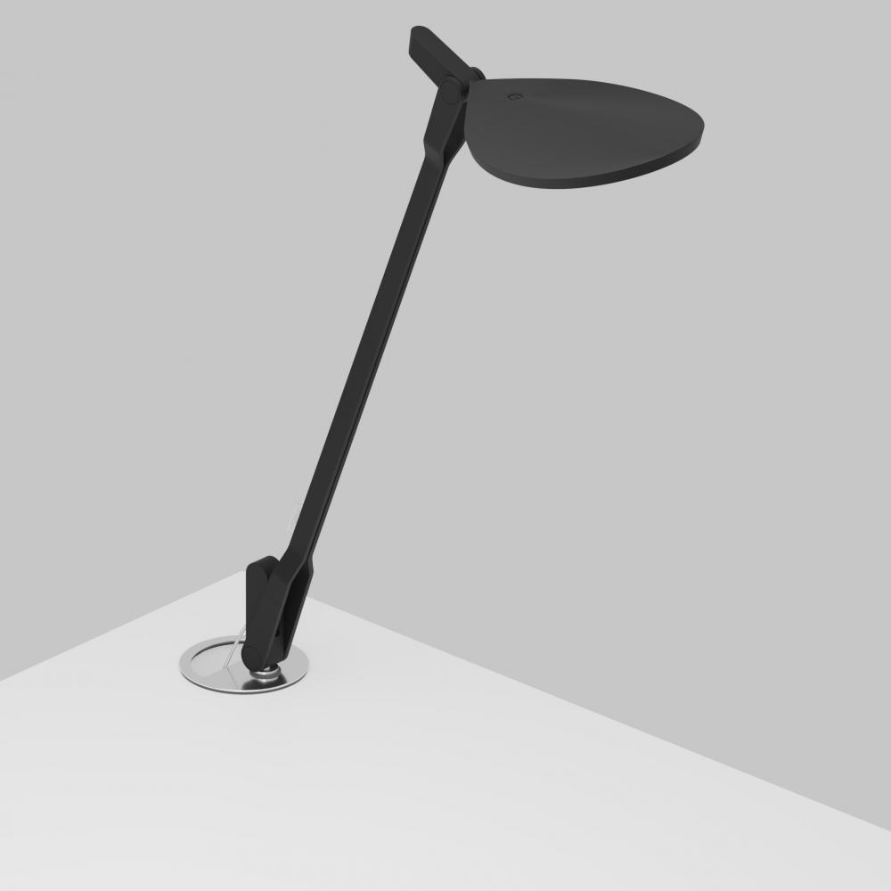 Splitty Pro Desk Lamp with grommet mount, Matte Black